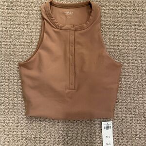 Abercrombie YPB Women's Brown cropped tank tank top small